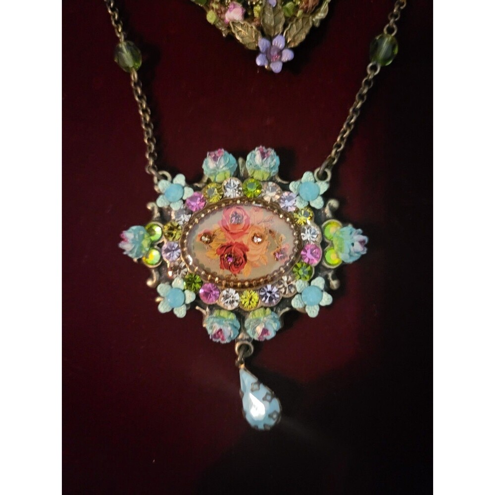 Michal Negrin Original Necklace Brooch Set with Certificate